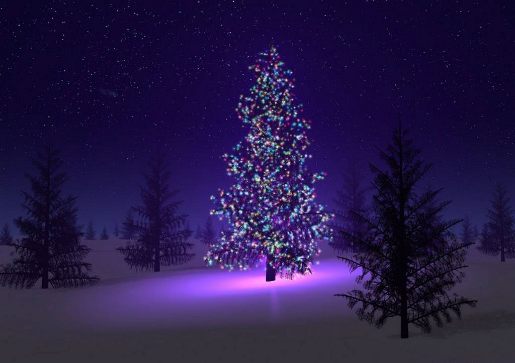 purple christmas backgrounds